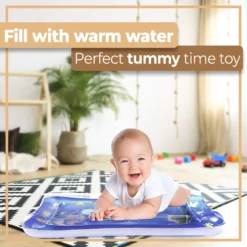 Baby Wassermatte Aufblasbare Wasserspielmatte XXL Sensorisches Spielzeug Kleinkinder Wasserspiel Bodenmatte Wachstum Aktivität Tool Bauchzeit Retoo -Vidaxlko Verkaufe d56ec94ded2531b2c6c545e5a7ff60dd