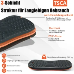 COSTWAY Anti-Ermüdungsmatte, Stehmatte Mit Massagepunkten, Rutschfeste Stehpultmatte, Komfort-Fußmatte Für Küche, Familie, Arbeit, Schwarz -Vidaxlko Verkaufe d672a63b808ca9fa26729dc598f325f5