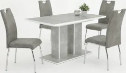 4er Set Vierfußstuhl Susi II Bezug Vintage Grau Lehne Mit Griff -Vidaxlko Verkaufe d7c5e40280e8ffc5e0603894f0fd3387