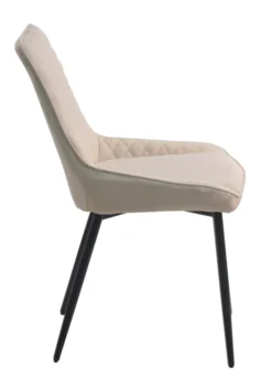 Möbilia Essstuhl Im 2er-Set | Bezug Stoff Beige | Beine Stahl Schwarz | B 52 X T 56 X H 86 Cm | 21020055 | Serie STUHL -Vidaxlko Verkaufe da2a38259bc4aeec781808286838dad0