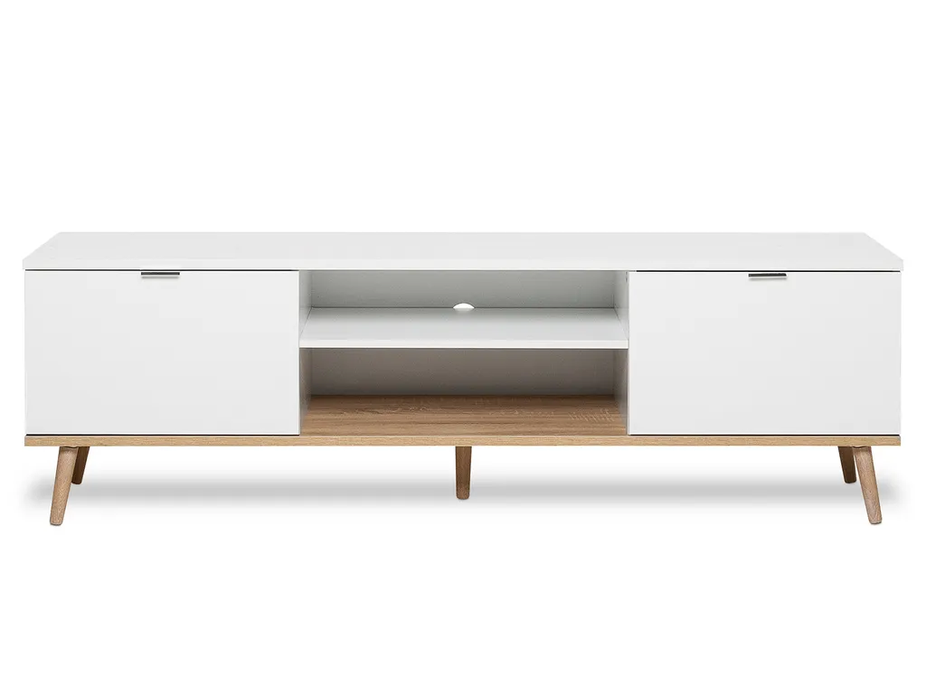 TV-Lowboard Unterschrank HiFi Element Fernsehtisch Rack Sideboard "Dalarna I" 4 TV-Lowboard Unterschrank HiFi Element Fernsehtisch Rack Sideboard "Dalarna I" – Bild 4