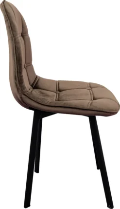 Esszimmerstühle - Esstischstühle In Farb- Und Setvariationen - Pflegeleichte Küchenstühle In Samt- Und Lederoptik - Vielseitig Einsetzbare Esstischstühle Mit Abgesteppter Vorderseite, Farbe:Samt - Taupe, Menge:4 St. -Vidaxlko Verkaufe dc05961a4ffc6053ccb1f79fa25de468