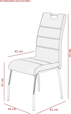 4er Set Vierfußstuhl Susi II Bezug Vintage Grau Lehne Mit Griff -Vidaxlko Verkaufe dcf0fc166f26e3bc96c651bf0de49b7f