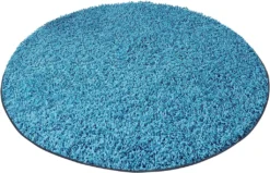 Shaggy-Teppich Barcelona Hellblau 181 Rund 240 Cm Durchmesser -Vidaxlko Verkaufe ddf53b7a0216b6af8ca449264f934f7e