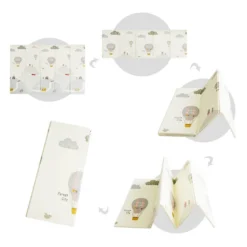 Babymatte DICKE 1,5 Cm. Faltbare Kindermatte Baby Spielmatte- 180x200x1.5cm. Wendefähige Und Ungiftige Wasserdichte Schaumstoff Kinderteppich- Krabbelmatte Spiel-Teppich Bodenmatte Kinder-Matte -Vidaxlko Verkaufe dea560dbf82cce0ce736dd45a2adff4e