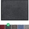 Fußmatte Schmutzfangmatte 90x150 Cm, Farbe: Grau, Türmatte Fußabtreter Türvorleger
