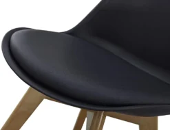 Esszimmerstuhl -4 Stück-Esszimmerstühle - Schalenstuhl - Gestell Aus Buchenholz - Schwarz -Vidaxlko Verkaufe e16edecf9f536089a17ea2c5b5b0b3b9