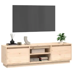 VidaXL TV-Schrank 140x35x40 Cm Massivholz Kiefer -Vidaxlko Verkaufe e22f16d67337ae634f5f148d6cc05450