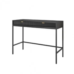 Stilvoller Schminktisch Nova Für Das Schlafzimmer In Schwarz Mit Dekorativer Front. -Vidaxlko Verkaufe e393147e423a5a5d5d45e82cec847b80