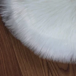 Faux Lammfell Schaffell Teppich Kunstfell Dekofell In Super Weich Lammfellimitat Teppich Longhair Fell Optik Nachahmung Wolle Bettvorleger Sofa Matte (Rundes Weiß, 30 X 30 Cm) -Vidaxlko Verkaufe e3f550f20653ada3ad2de64ce1c0c416
