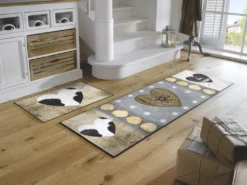 Wash+dry Waschbare Fußmatte Mountain Lodge, Größe:60 X 180 Cm -Vidaxlko Verkaufe e461c428d66fb9bf3dfe96f58c90e01e