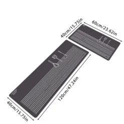 2 Stück Küchenläufer Küchenmatte Teppichläufer Küchenteppich 40*60/120cm -Vidaxlko Verkaufe e47b934ed4ca6cb23728c93134886572