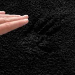 Badematte Sky Soft Schwarz 70 X 130 Cm -Vidaxlko Verkaufe e50cf29e7db3b923fffec89f298f4acc