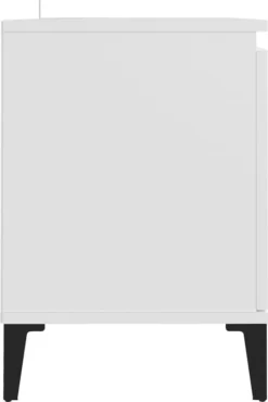 VidaXL TV-Schrank Mit Metallbeinen Weiß 103,5x35x50 Cm -Vidaxlko Verkaufe e5833e858c9714a7f92905551354a9bb