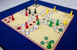 Schmidt Spiele 'Mensch ärger Dich Nicht' Teppich Mit Figuren -Vidaxlko Verkaufe e6599a2924c8161e78ac1c3c5c3bd8c0