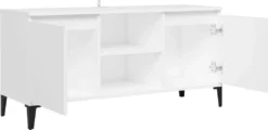 VidaXL TV-Schrank Mit Metallbeinen Weiß 103,5x35x50 Cm -Vidaxlko Verkaufe e908fddf4df87cb5a2f7a8c0e8b14c64