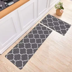 2 Stück Küchenläufer Küchenmatte Teppichläufer Küchenteppich 40*60/120cm