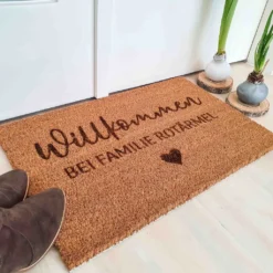 Kokos Fußmatte Personalisiert: Indoor Matte Mit Individuellem Namen Der Familie -Vidaxlko Verkaufe e944129b442e9bb26e51c3a53c712067