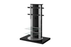 Fernsehtisch Roma H-777nw Schwarz Hochglanz 360° Drehbar TV Möbel TV Rack TV Ständer LCD Inkl. TV-Halterung -Vidaxlko Verkaufe e98313fd03398443934da1d15690c15f