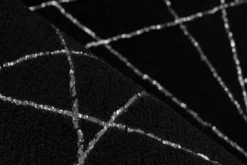 Kayoom - Hochflor Teppich Bijou 125 Schwarz / Silber Grösse: 120cm X 170cm -Vidaxlko Verkaufe ea0091e44b0fcda8f44b9f5936d13a85