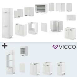 Vicco Eckküchenzeile R-Line Weiß Landhaus 227 X 287 Cm Holzwerkstoff 12 Vicco Eckküchenzeile R-Line Weiß Landhaus 227 X 287 Cm Holzwerkstoff -Vidaxlko Verkaufe eb8ccdd6de541795f481a553f8eddca5