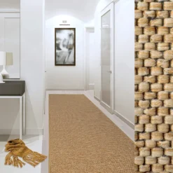 Teppich-Läufer Auf Maß Sabang Sisaloptik Natur Breite: 50 Cm, Länge: 300 Cm -Vidaxlko Verkaufe ec5fd848166e1a2dea87048dd66f2913