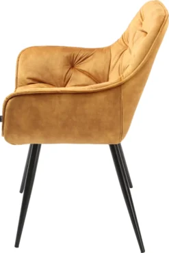 Selsey - Paraguay Gesteppter Polsterstuhl In Gelb -Vidaxlko Verkaufe ed10f32f1f78a6f943fab160665d8088