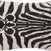 Witzige Landhaus Türmatte; Kokos Matte, Fussmatte ZEBRA