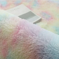 80cm Regenbogen Runden Flauschige Teppiche Bettvorleger Soft Shaggy Hochflor -Vidaxlko Verkaufe ef0111fe9e610ae30817ace1aad221a4