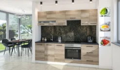 KÜCHE KÜCHENZEILE KÜCHENBLOCK MODERN 240 CM Einbauküche Canyon -Vidaxlko Verkaufe efd6fcec040b68b9ceef9edfc123d1e2