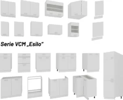 VCM Küchenschrank Breite 50 Cm Schublade Unterschrank Küche Küchenmöbel Esilo Weiß -Vidaxlko Verkaufe f19a1e5c227ba80de779d134b92f4adc