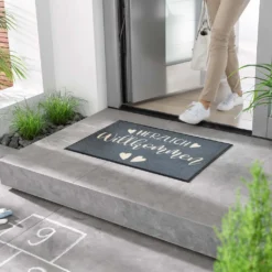 Wash+dry Fußmatte Herzensgruss Waschbare Schmutzmatte , Größe:50 X 75 Cm -Vidaxlko Verkaufe f2a5ef4ddfecd5a6f70b1901dd0632f3