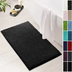 Badematte Sky Soft Schwarz 70 X 130 Cm