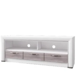 OKL Lowboard "Olson" Weiß/Eiche