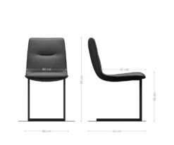 DELIFE 4-er-Set-Esszimmerstuhl Pia-Adesso Braun Vintage Freischwinger -Vidaxlko Verkaufe f43b722fbe0fe67791c4534a04fe064c