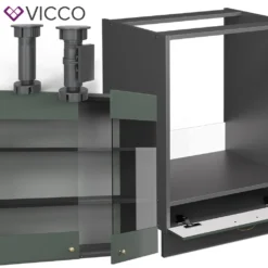 Vicco Eckküchenzeile Fame-Line Anthrazit Grün-Gold Landhaus 227 X 287 Cm Holzwerkstoff 11 Vicco Eckküchenzeile Fame-Line Anthrazit Grün-Gold Landhaus 227 X 287 Cm Holzwerkstoff -Vidaxlko Verkaufe f584c9e6a75505d144cdbaecadf1b24e