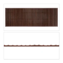 Relaxdays Bambusmatte Dunkelbraun -Vidaxlko Verkaufe f5e1c41c900ad88be1110d054e17f4f5