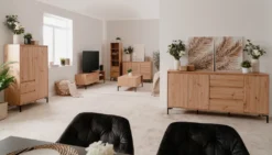 TV-Lowboard "Korsika" In Artisan Eiche Flat-TV Unterschrank Mit Stauraum 150 X 49 Cm -Vidaxlko Verkaufe f6c2ed372d83e2348ec234b6e60fb04f