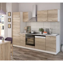 Vicco Küchenezeile Optima Weiß Sonoma 270 Cm Holzwerkstoff 6 Vicco Küchenezeile Optima Weiß Sonoma 270 Cm Holzwerkstoff -Vidaxlko Verkaufe f835df5c367dacd9797d504770458df7