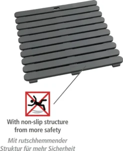 Wenko Duschmatte Indoor & Outdoor Grau 55 X 55 Cm -Vidaxlko Verkaufe f95624d6f07215e127a6abe4ee522eb2