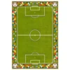 Kurzflor Kinderteppich Soccer Pitch, Größe:80x150 Cm