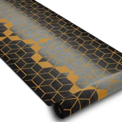 Läufer Antirutsch 67 Cm HEKSAGON Hexagon Schwarz / Gold Schwarz 67x220 Cm -Vidaxlko Verkaufe fb63bb6cbabb07b5887c6f0a3ffc582d