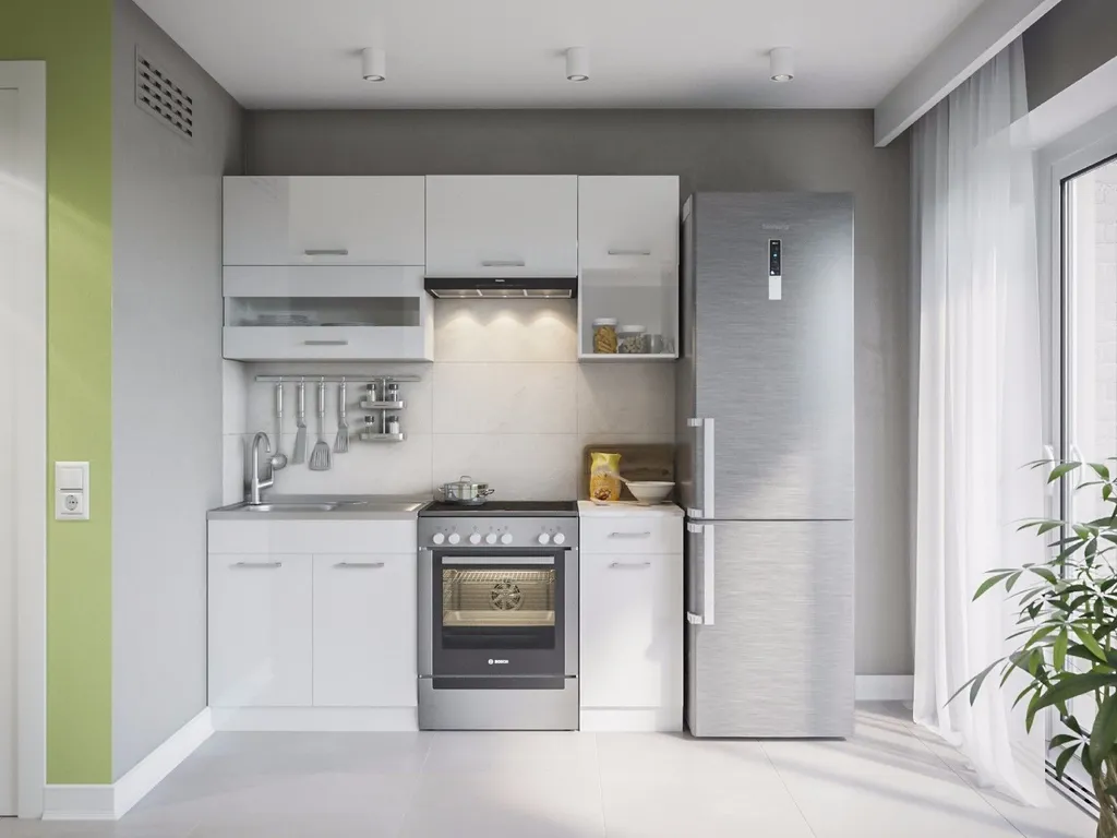 Küche Alina 180 Küchenzeile Küchenblock EinbauKüche KomplettKüche Weißlack 2 Küche Alina 180 Küchenzeile Küchenblock EinbauKüche KomplettKüche Weißlack – Bild 2