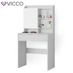Vicco Schminktisch Frisiertisch Frisierkommode Laura Weiß 70x136 Cm Spiegelschrank Modern Schlafzimmer Kommode Schminkspiegel Schrank Schublade Kosmetiktisch Make-Up-Tisch -Vidaxlko Verkaufe fcf1aba9ad3c420209d543bdf4db069b