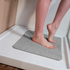 Hydro Wonder® Badezimmer- Und Duschmatte, Rutschfest, 40 X 60cm - Farbe Grau/anthrazit -Vidaxlko Verkaufe fd193da121776e3aae0320f08f5aa411