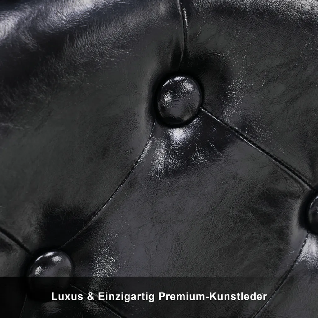 Barberpub Friseurstuhl Hydraulische Friseursessel 2933 GD, Mit Retro/ Vintage Stil, 360° Drehbar, Kunstleder, Goldrahmen , 109 × 68 × 113 Cm (Schwarz-Gold) 6 Barberpub Friseurstuhl Hydraulische Friseursessel 2933 GD, Mit Retro/ Vintage Stil, 360° Drehbar, Kunstleder, Goldrahmen , 109 × 68 × 113 Cm (Schwarz-Gold) – Bild 6