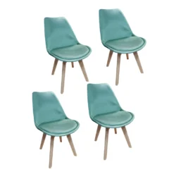 2220713, 2220714, 2220715 Stuhl Atlanta Velvet Türkis