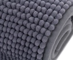 GÖZZE Chenille Badteppich 60x100 Cm Badvorleger Anti-Rutsch-Beschichtung Anthrazit -Vidaxlko Verkaufe ff3f605bee9529cfe12532ea3eea9091