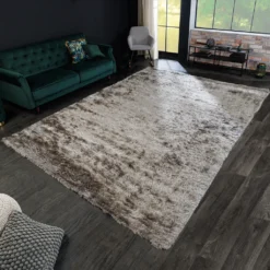 Hochflor Teppich CLOUD 9 250 X 350 Cm Beige Champagner